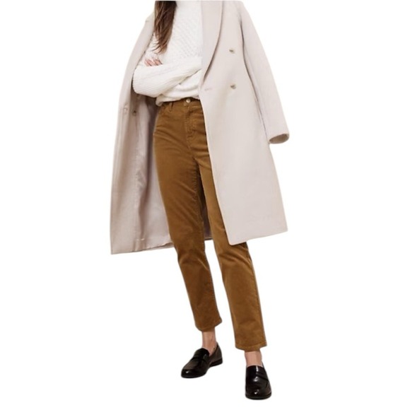 Banana Republic Factory Pants - Banana Republic Petite Corduroy Pants High-Rise Pumpkin Spice 32/14